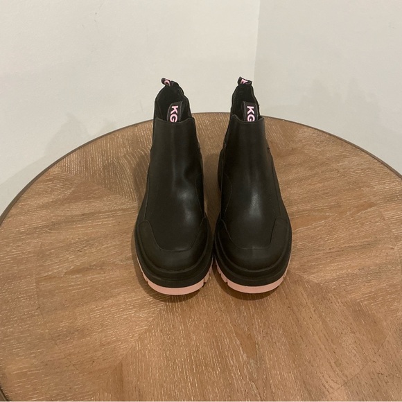 kg Kurt Geiger London Vegan Brown Tracker Chelsea Boots - Brown - Picture 5 of 8